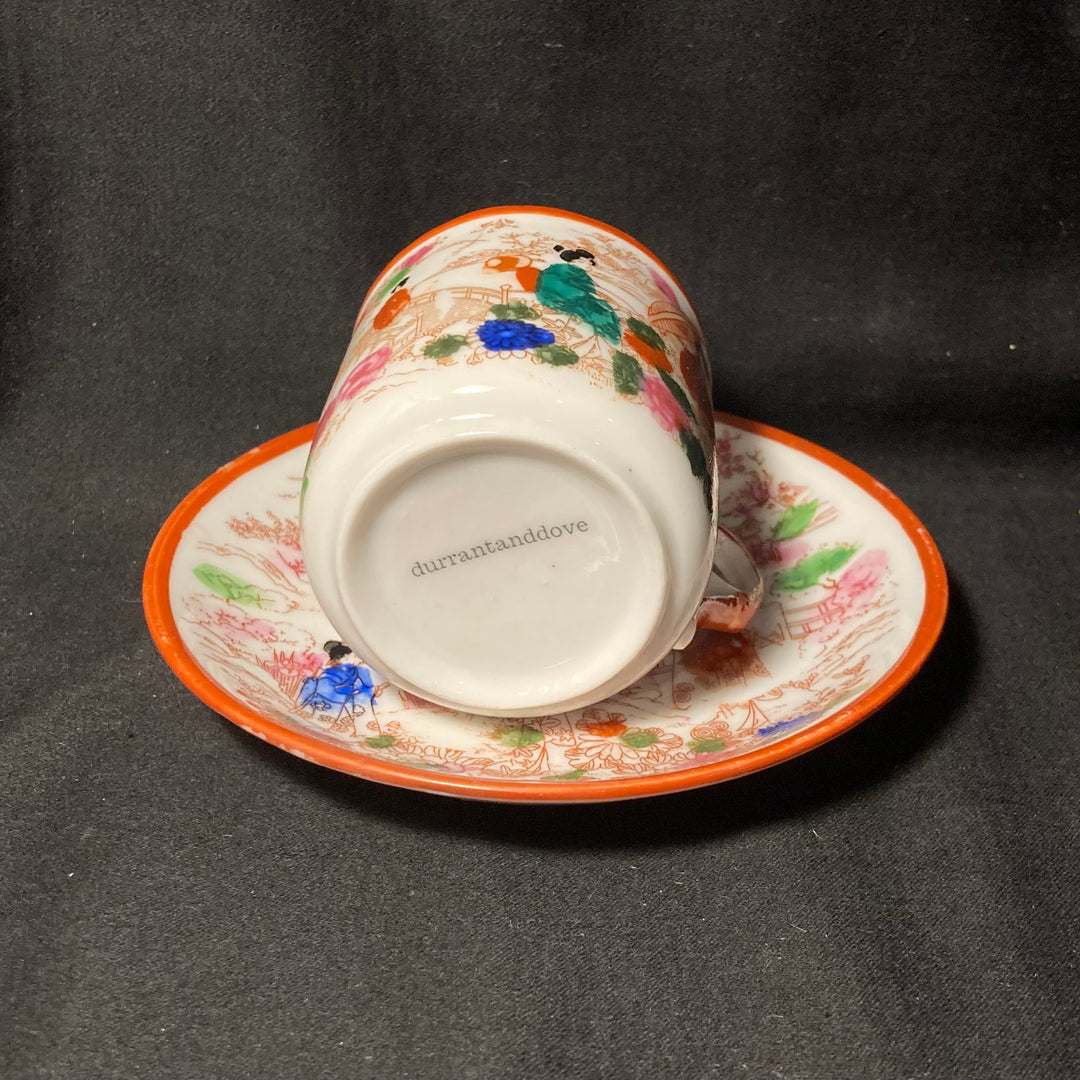 Tasse à expresso « Salut Grosse Pute », vulgaire, amusante, upcyclée, vintage, cadeau français unique