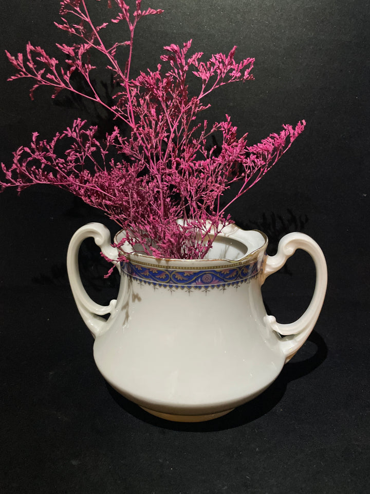 Servir la Chatte, drôle pichet en porcelaine vintage recyclé Durrant Dove