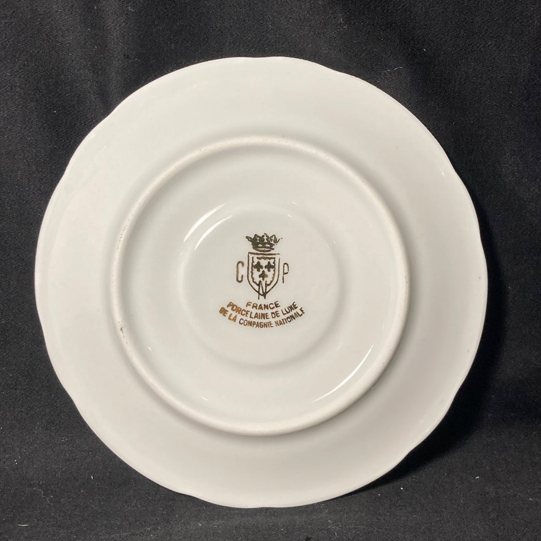 Porcelaine française vintage unique recyclée, cadeau insolite "J&