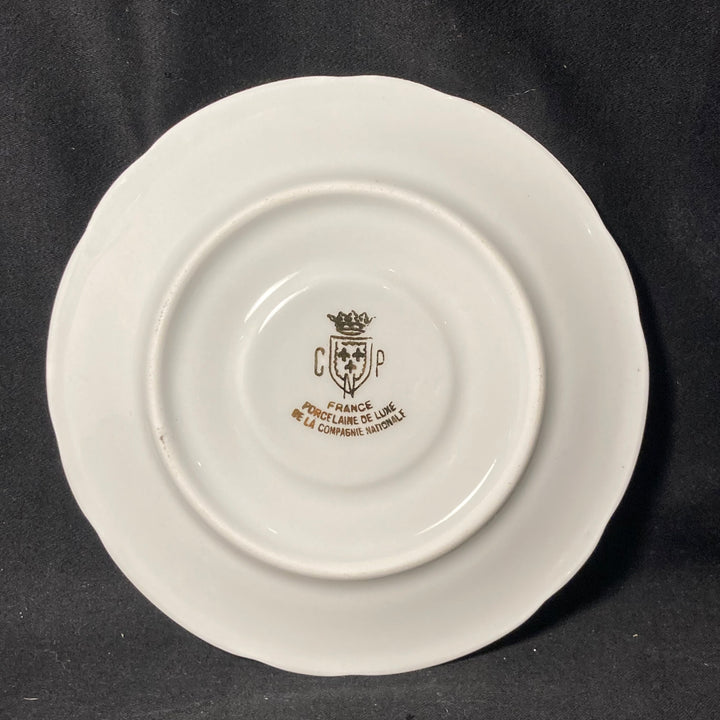 Porcelaine française vintage unique recyclée, cadeau insolite "J&