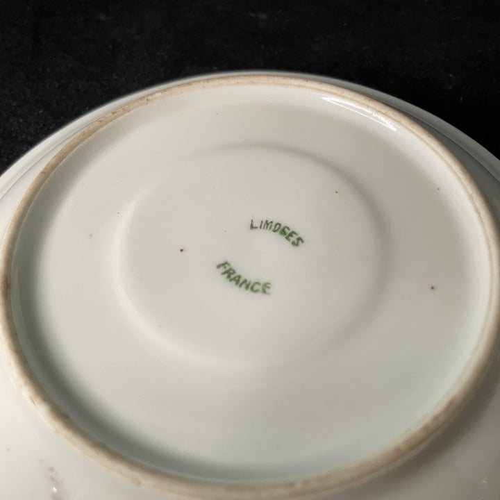 Tasse vulgaire, Vous avez été empoisonnée, Porcelaine de Limoges vintage recyclée