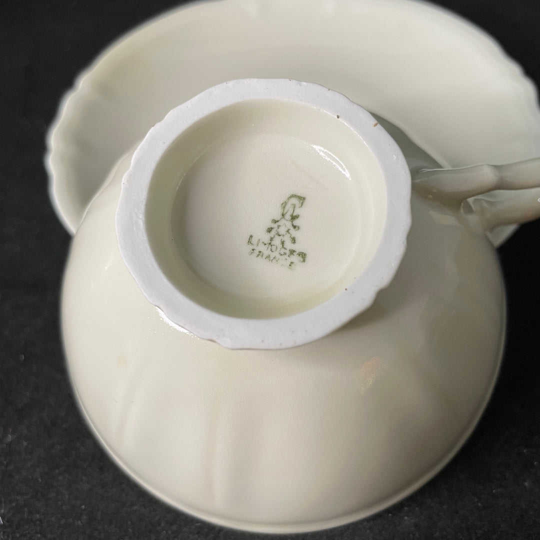 Eau de pute coffee set, Funny Unique Upcycled vintage French porcelaine gift