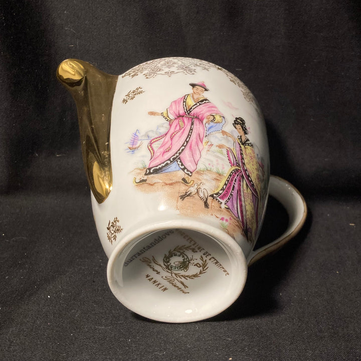 Service à café "Eau de pute", cadeau original et rigolo en porcelaine vintage française recyclée