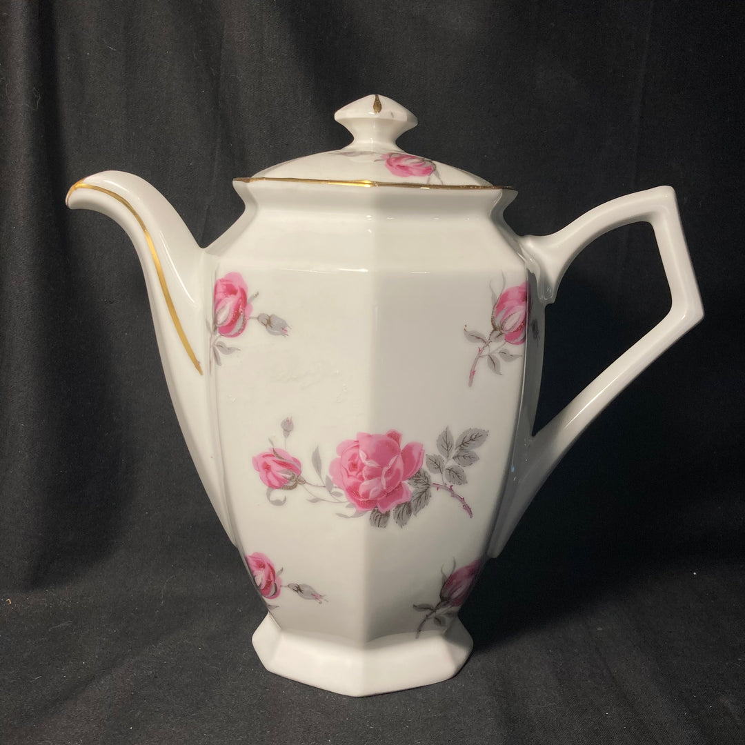 Eau de pute, Pot à thé/café, Pichet à cocktail, Porcelaine vintage upcyclée