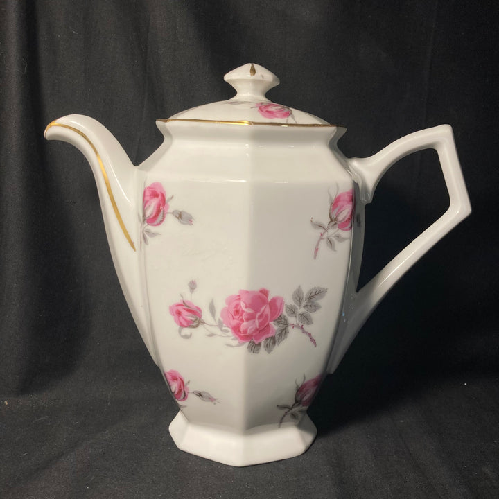 Eau de pute, Pot à thé/café, Pichet à cocktail, Porcelaine vintage upcyclée