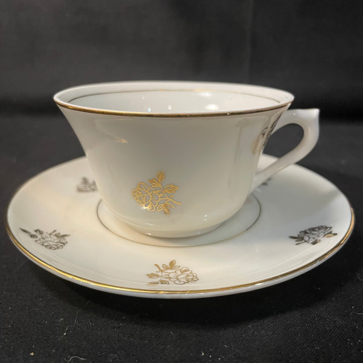 Service à café « Pute », cadeau original et amusant en porcelaine française vintage recyclée