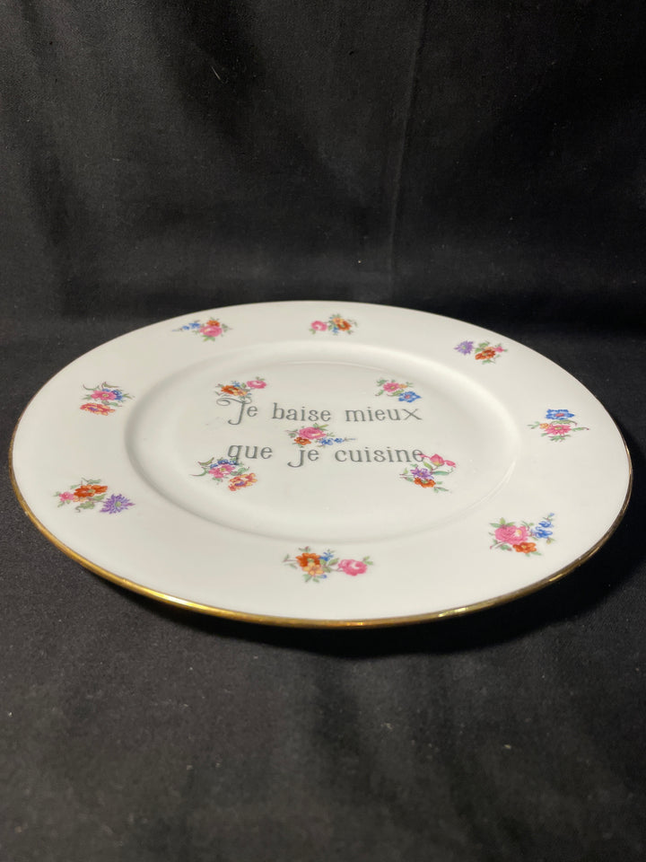 Je baise mieux que je cuisine, Unique Wall Art,Kitsch, vintage french, Durrant &amp; Dove