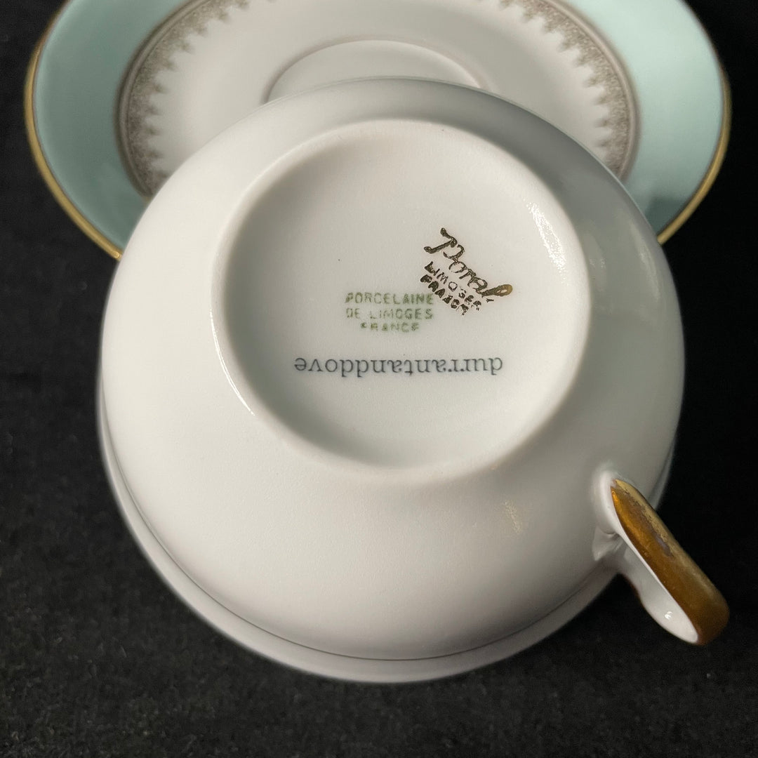 Poison Tea Set,Unique upcycled French vintage porcelain, funny rude gift