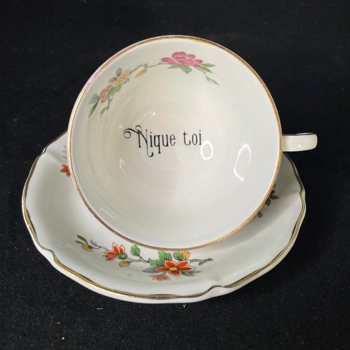 Tasse à Expresso Amusante, Cul rigolo, Vintage Impertinent Unique Recyclé Cadeau lgbtq insultant