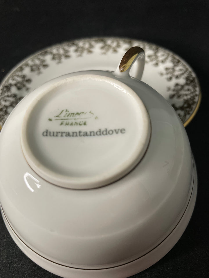 Fils de pute, tasse à expresso, cadeau en porcelaine française vintage recyclée