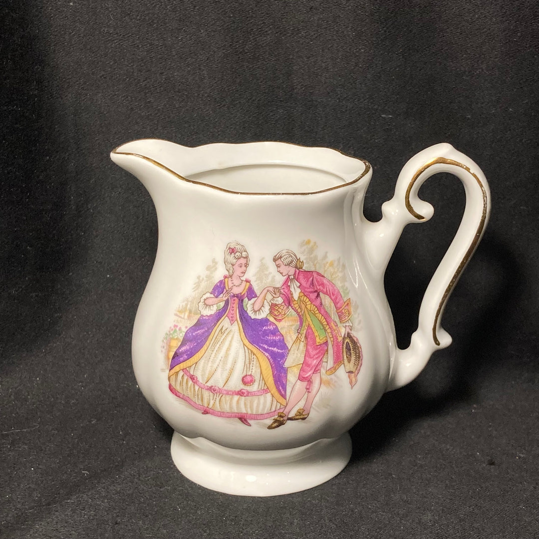 Funny French Bud Vase, Presque mort, Rude Tableware,Vintage porcelain gift