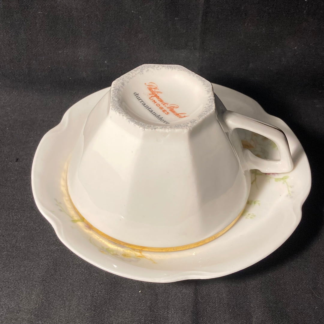 Zero Fucks vulgar funny upcycled vintage unique French porcelain gift