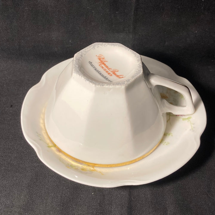 Zero Fucks vulgar funny upcycled vintage unique French porcelain gift