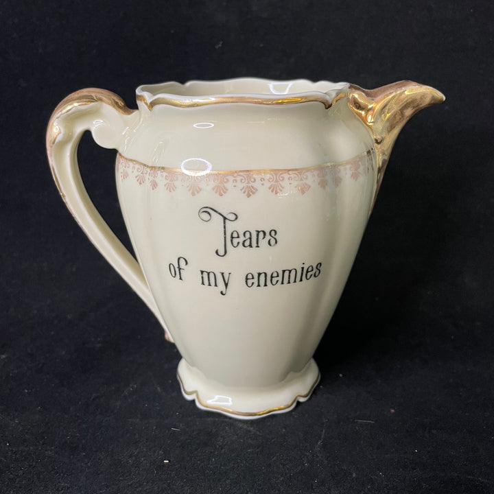 Servir la Chatte, drôle pichet en porcelaine vintage recyclé Durrant Dove