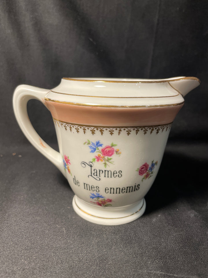 Larmes de mes ennemis, porcelaine recyclée vintage amusante, cadeau vulgaire unique