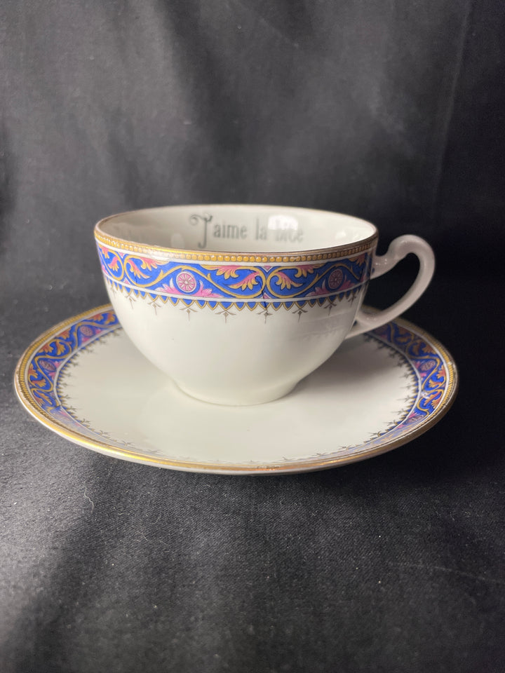 Bonjour Grognasse, Tasse à expresso vulgaire, tasse jurons recyclée drôle, vintage