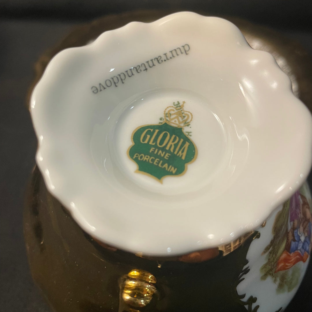 Tasse à thé vulgaire, "Salut Salope" Porcelaine vintage recyclée, Cadeau drôle et insultant