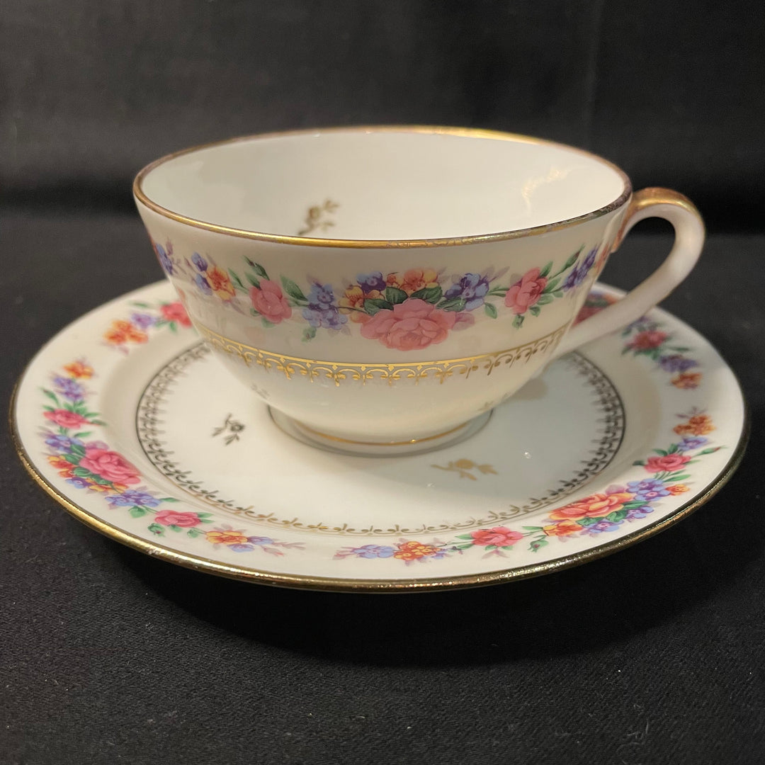 "Putain de merde", tasse à cafe, cadeau en porcelaine française vintage recyclée