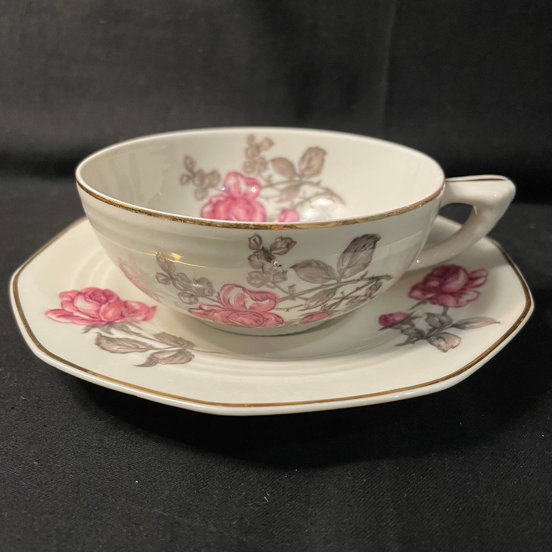 "Tete de bite", Vulgar tea cup, funny upcycled tasse jurons, vintage gift
